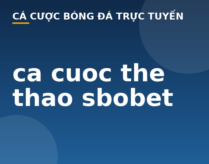 ca cuoc the thao sbobet