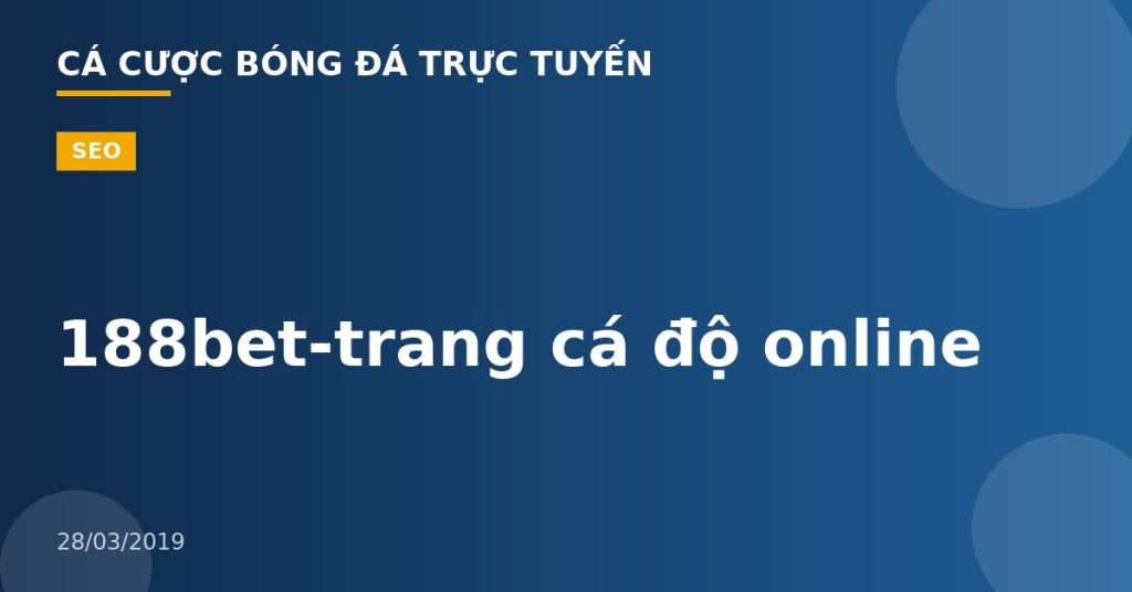 188bet-trang cá độ online